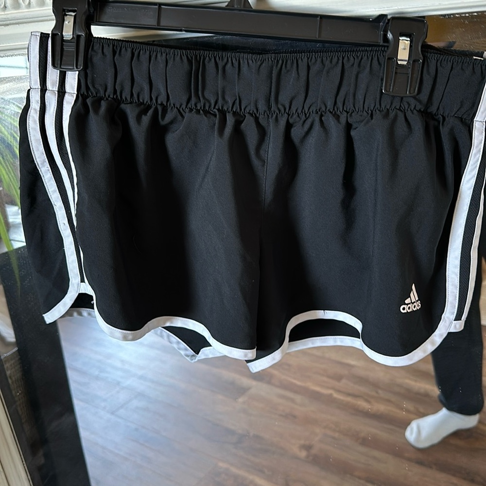 Ladies, Adidas size medium, running short shorts